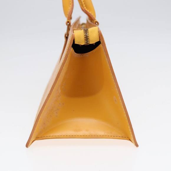 LOUIS VUITTON Epi Sac Triangle Hand Bag Yellow M52099 LV Auth 87952 - Picture 3 of 16